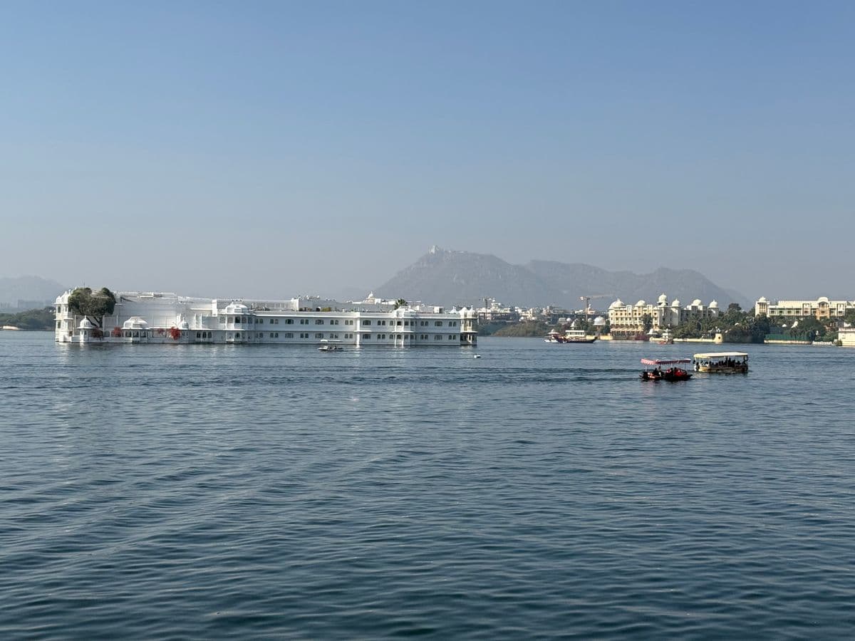 Lake Pichola and Taj Lake Palace