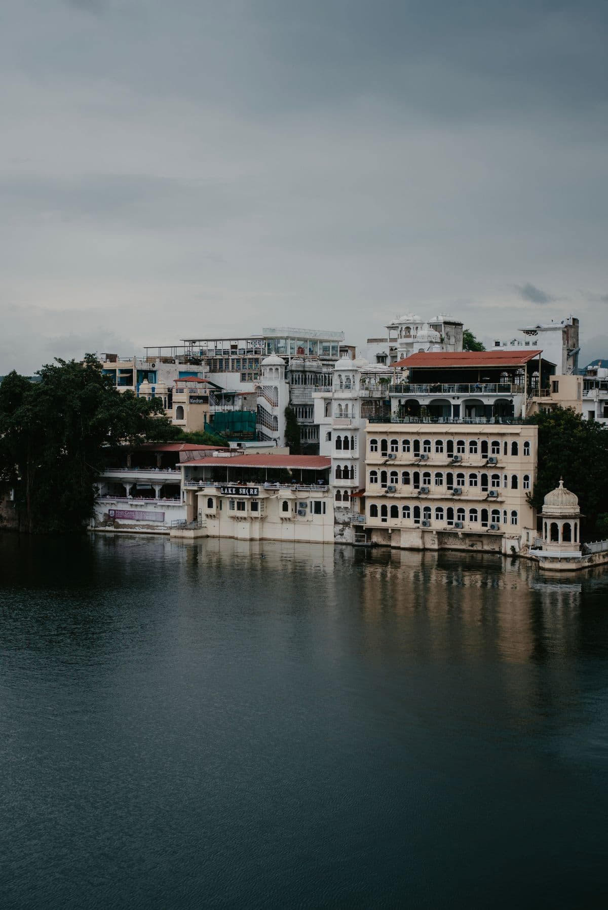 Lakeside ghats in Udaipur